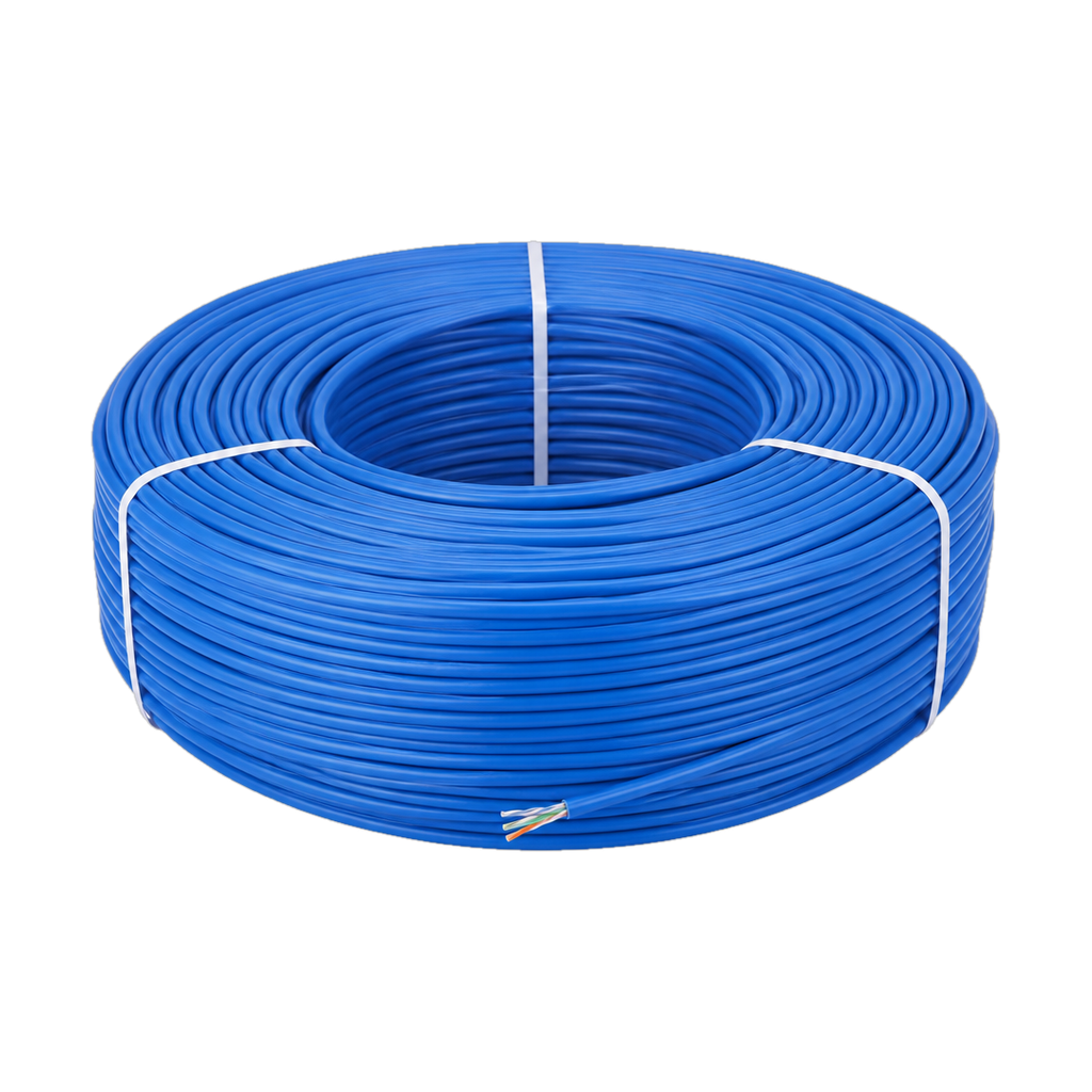 Cabeus UTP-4P-Cat.5e-SOLID-LSZH-BL Кабель витая пара UTP (U/UTP), категория 5e, 4 пары (24 AWG), одн