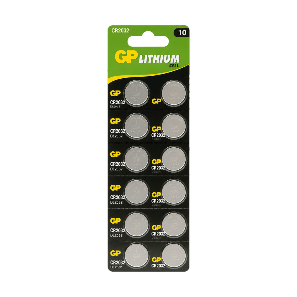 CR2032 Батарейка GP Lithium Cell CR2032-7/3-2CR10, 10 шт.