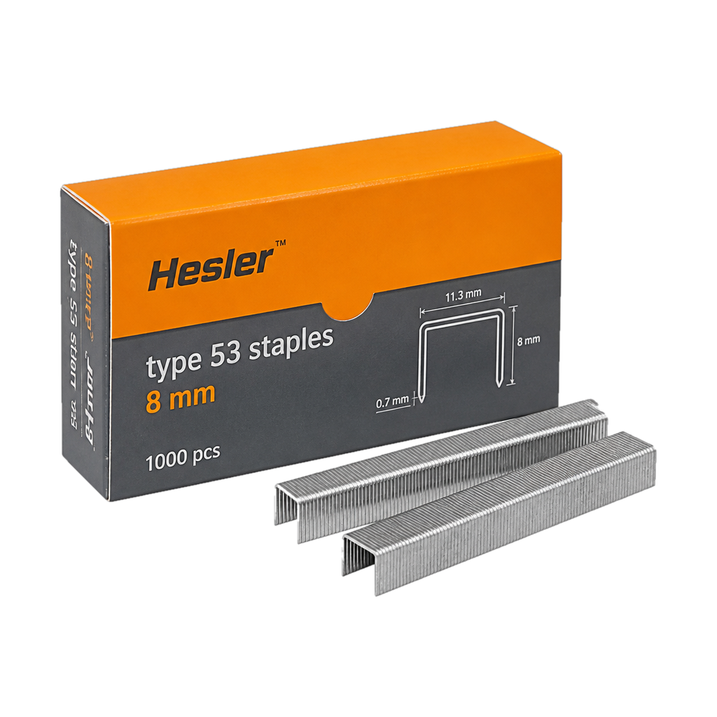 Скобы для степлера Hesler тип 53 8 мм (1000 шт.)