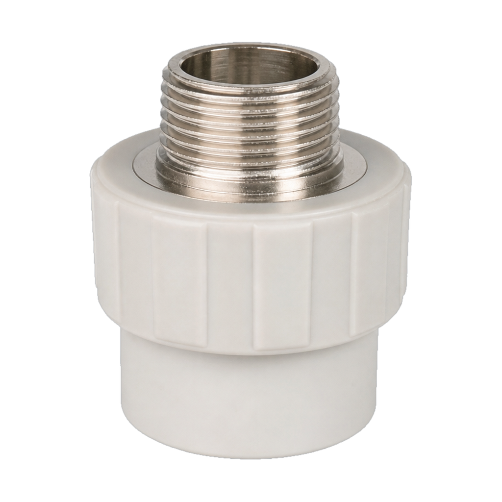 Соединитель PPR с переходом на наружную резьбу 20х1/2 Valtec