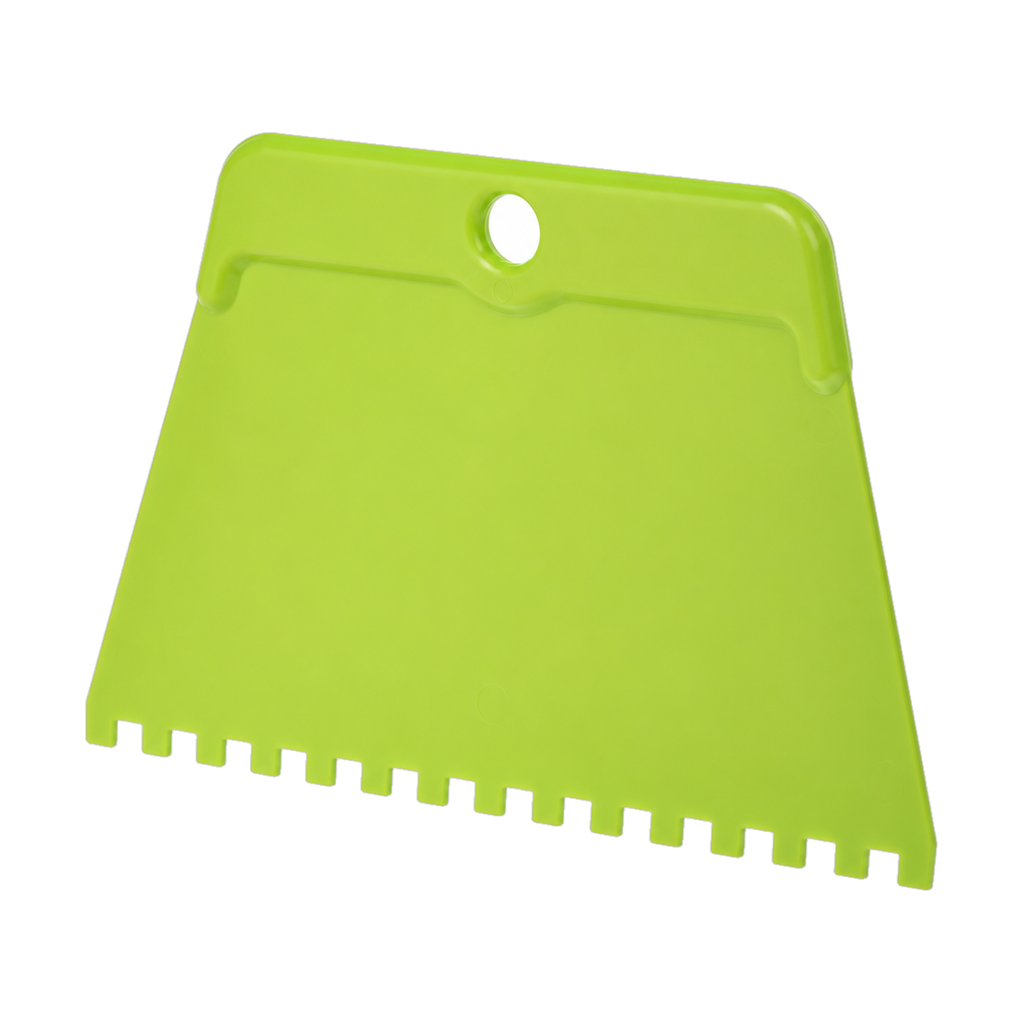 Шпатель для клея СИБРТЕХ пластмассовый, 130x170 мм, зубчатый 86018