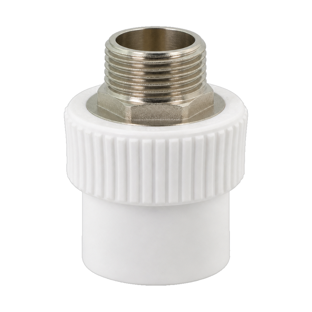 VALFEX Муфта PP-R бел комб разъем 40х1 1/4 дюйма НР 10156032 127-0229