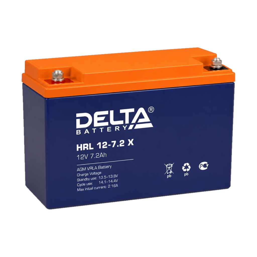 Батарея аккумуляторная Delta HRL12-7.2 Х