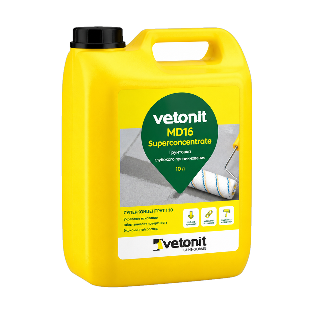 Грунт Vetonit MD16 Superconcentrate 10 л концентрат 1:10