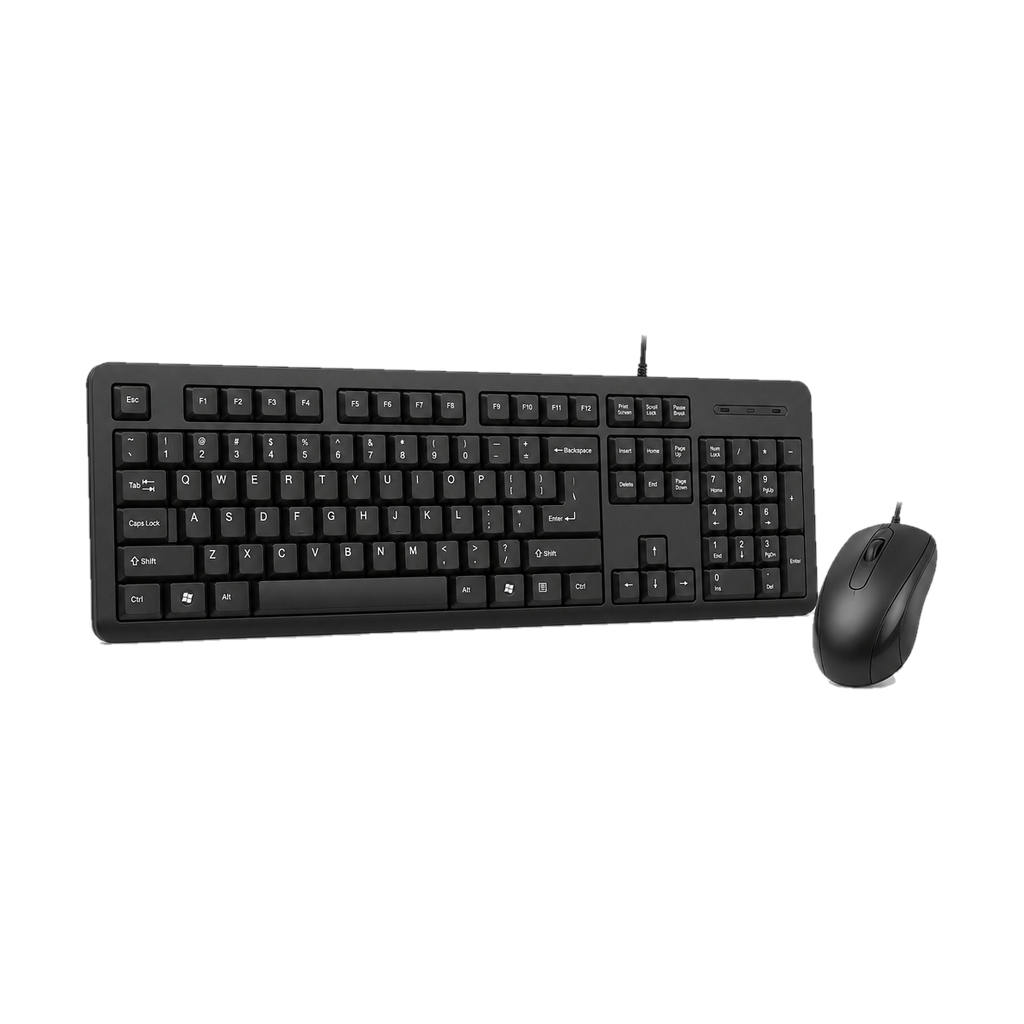 Клавиатура+мышь проводная A4Tech KK-3330 черный