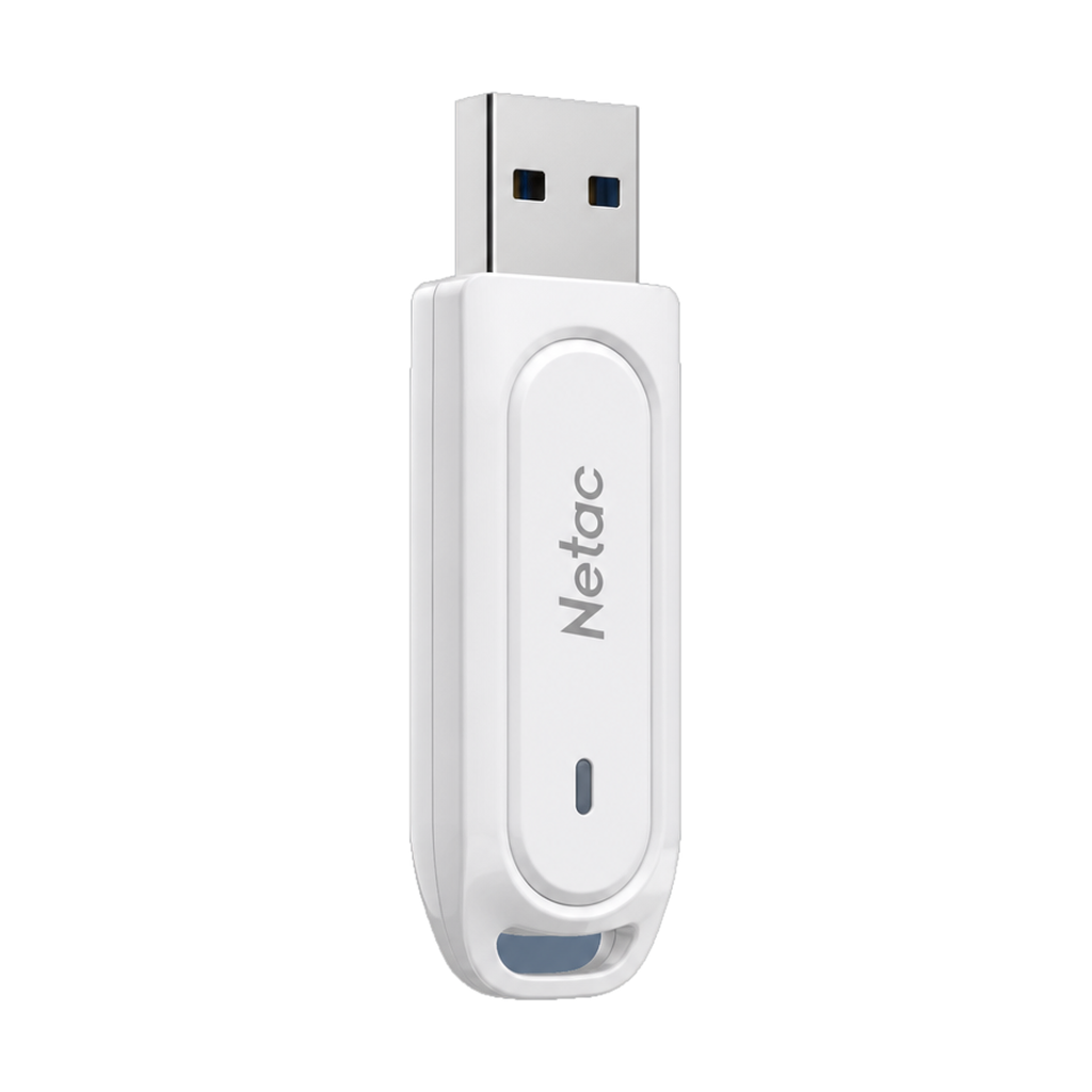 Накопитель USB 3 16GB Netac U185 белый, LED индикатор