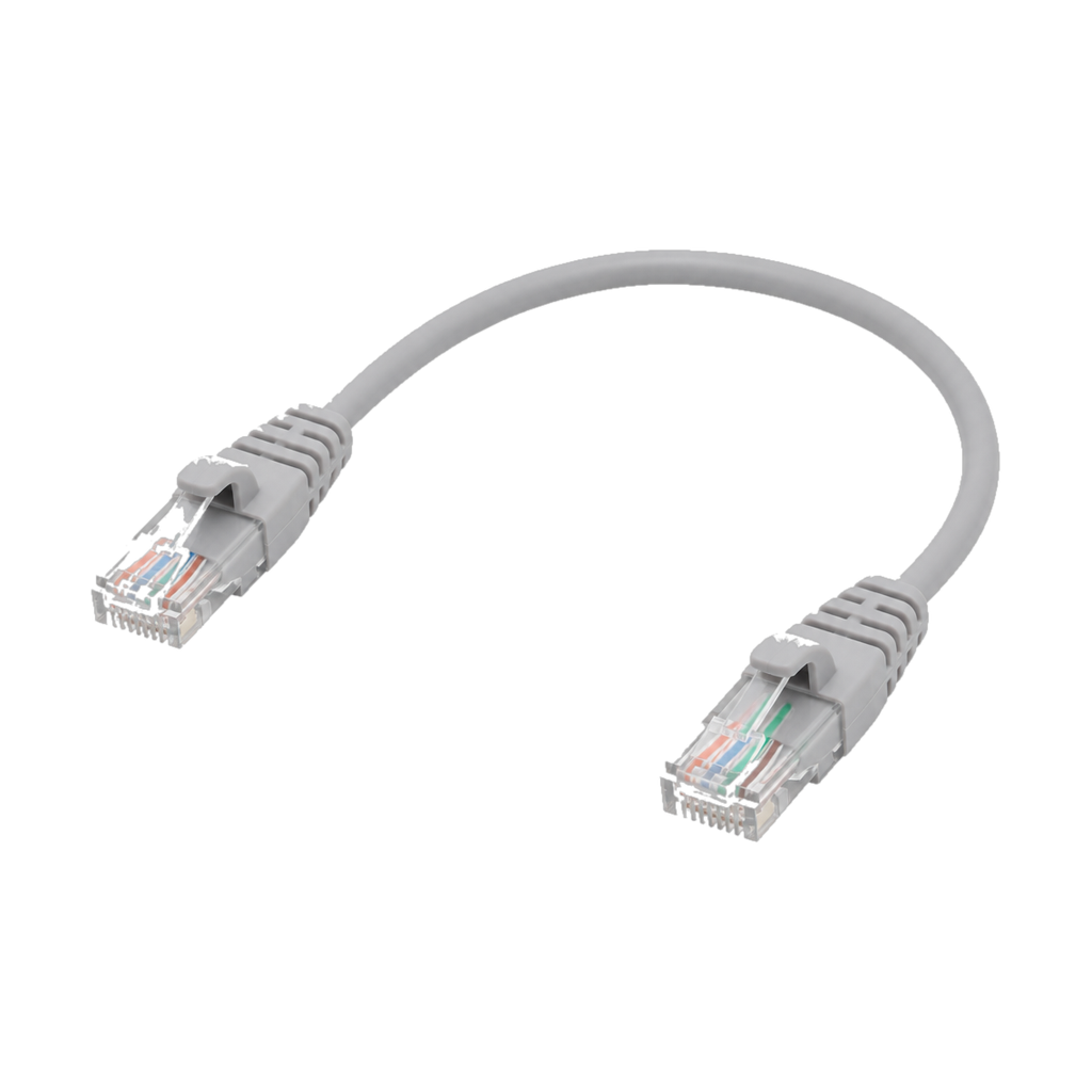 Патч-корд PREMIER PP12-0.25M литой (molded), UTP, кат.5E, 0.25м, серый