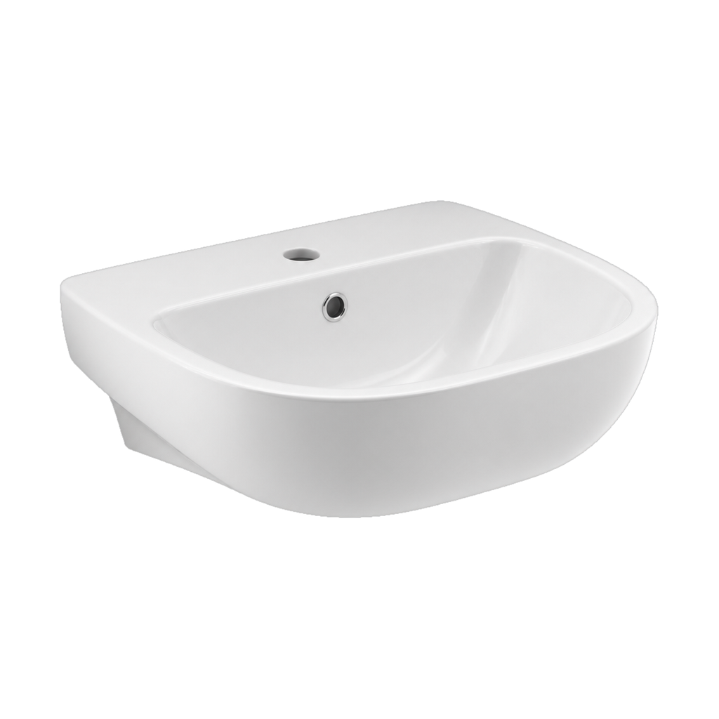 Раковина KERAMA MARAZZI BUONGIORNO подвесная, 550х430х170 с крепежом, белый гл., BG.wb.55