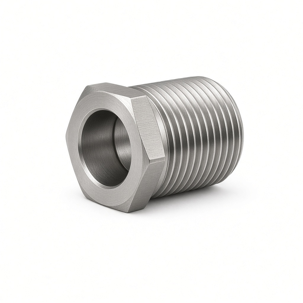Бобышка прямая БП1, с резьбой G1/2", длина 55 мм, PN 16, Tmax=300 °С
